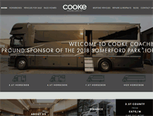 Tablet Screenshot of cookecoachbuilders.com